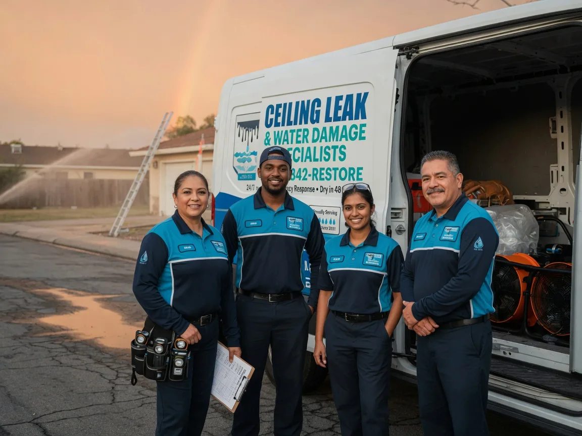 Ceiling Leak Cleanup company in Andreas, PA