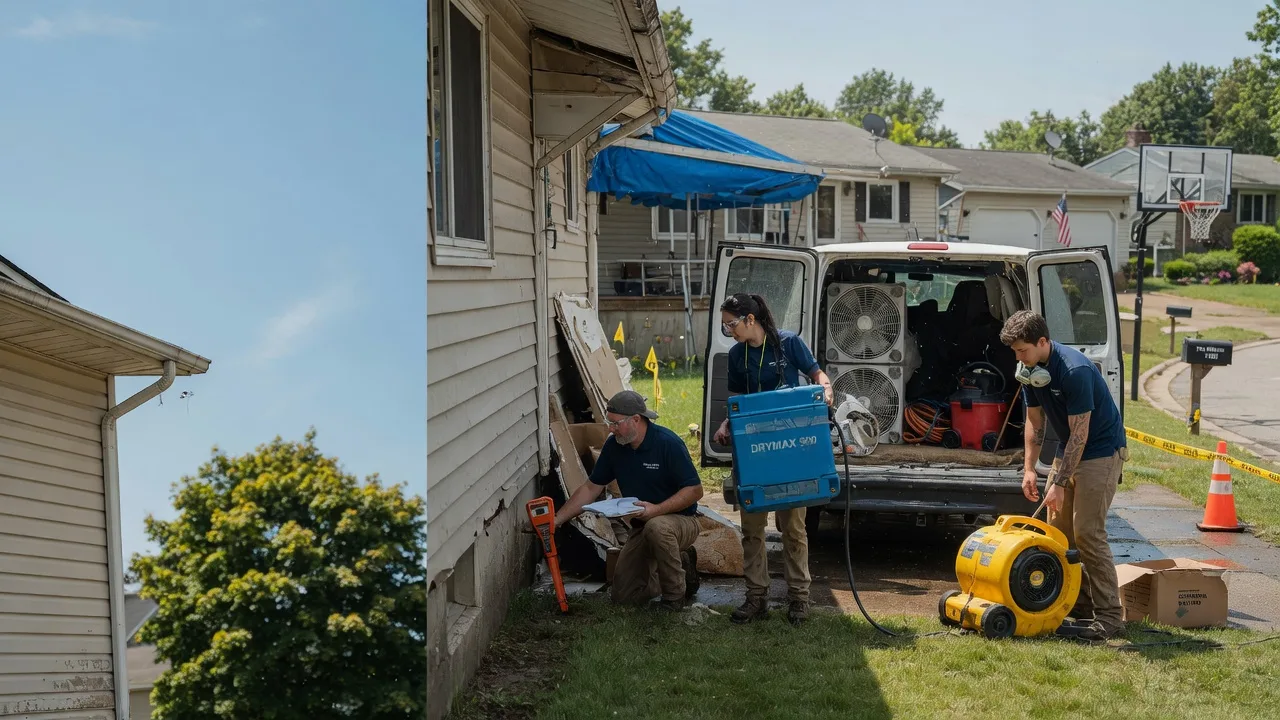 Ceiling Leak Cleanup in Andreas, PA near me