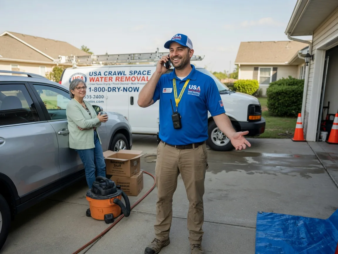 Crawl Space Water Removal Andreas, PA FAQs